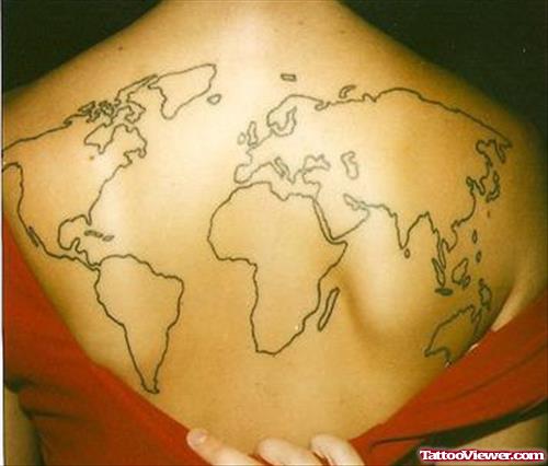 African american Map Tattoo On Ypperback