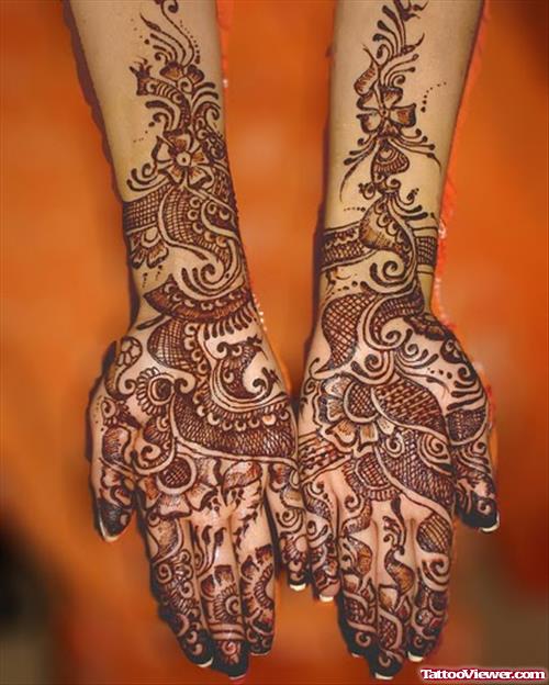 African Tattoos Designs On Both Hands