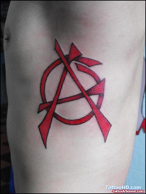 Anarchy African Tattoo On Side