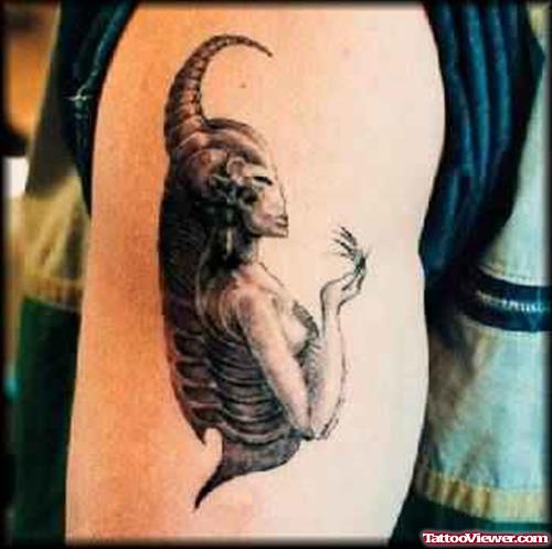 Alien Girl Tattoo