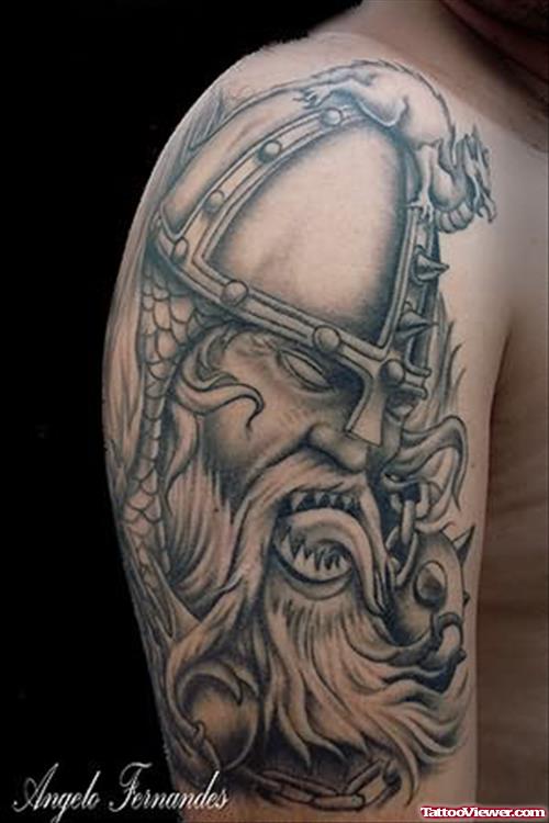Dangerous Viking Alien Tattoo