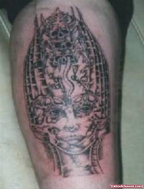 Blissful Alien Tattoo