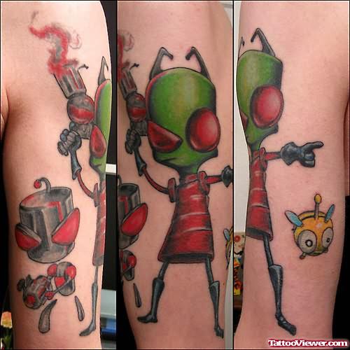 Funny Alien Tattoos
