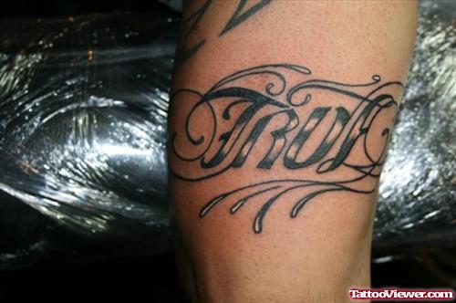 True Ambigram Tattoo