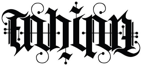 Black Ambigram Tattoo Design