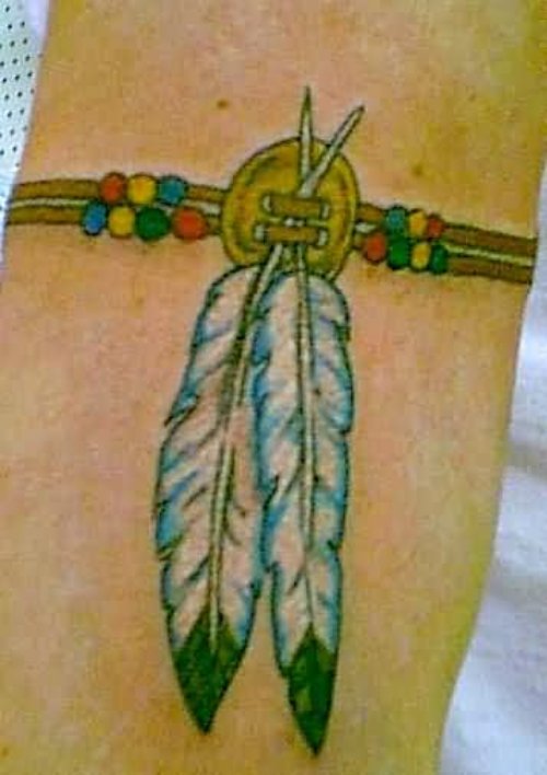 Native American Arm Band Tattoo