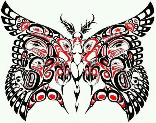 Color Ink Aztec American Tattoos Design