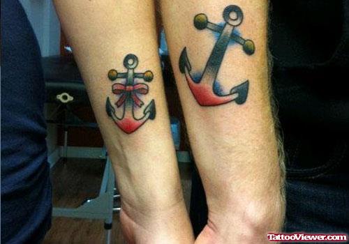 Amazing Anchor Tattoos On Wrists