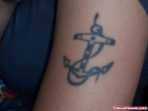Anchor Symbol On Arm