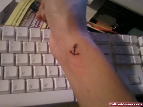 Anchor Symbol On Wrist