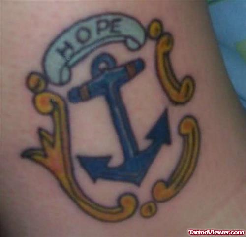 Hope Anchor Tattoo