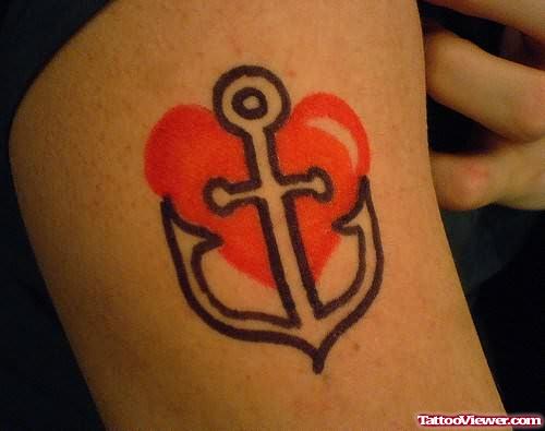Heart - Anchor Tattoo