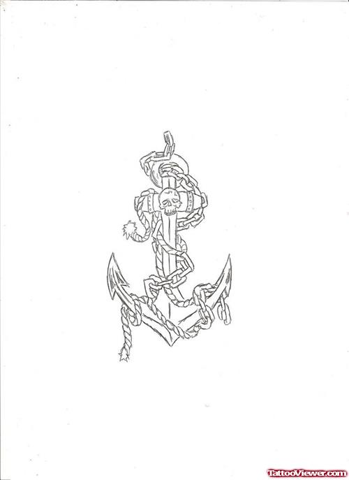 Anchor Tattoo Picture For Body