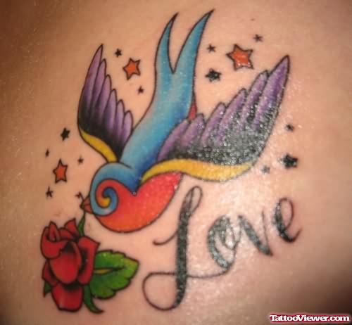 Love & Sparrow Tattoo