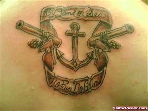 Stylish Anchor Tattoo