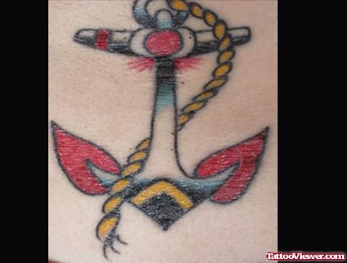 Small anchor Tattoo for Women