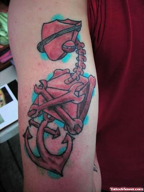 Sinking Anchor Tattoo