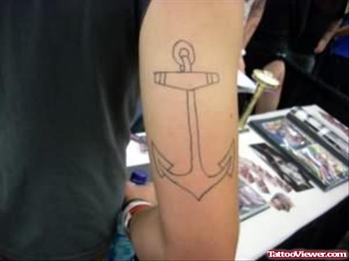 Anchor Tattoo Outline