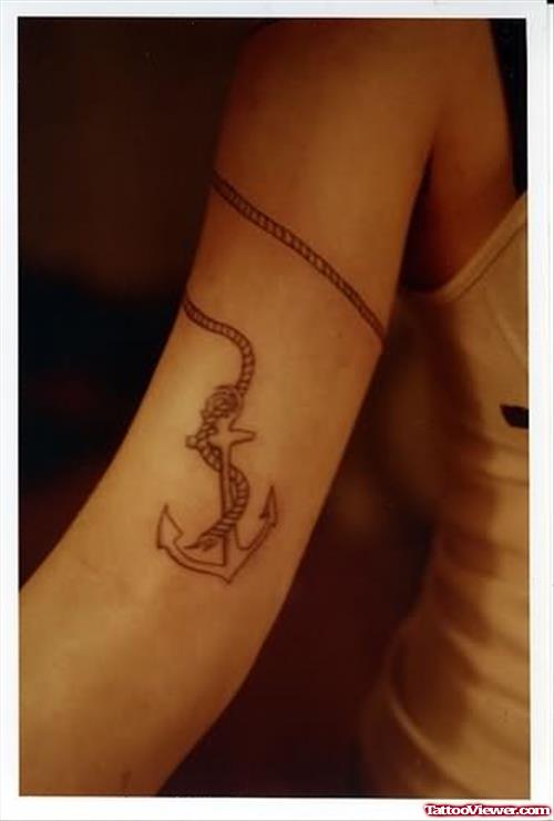Anchor Rope Tattoo