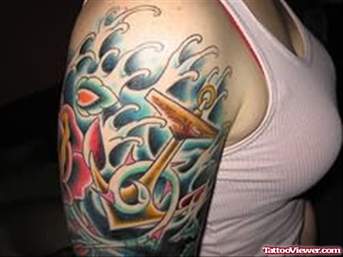 Awesome Anchor Tattoo