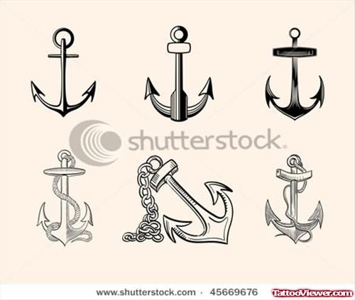 Anchor Symbol Tattoos