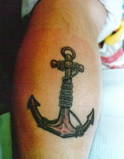 Rope And Anchor Tattoos