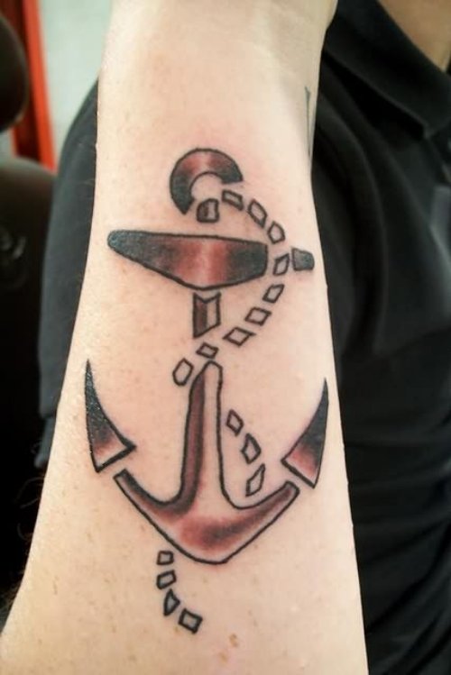 Best Arm Anchor Tattoo Design