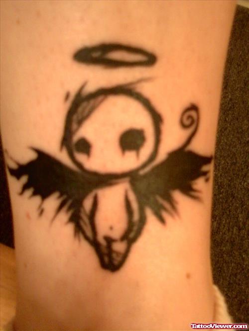Dark Nightmare Angel Tattoo