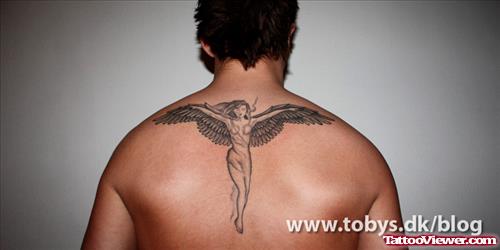 Upperback Angel Tattoo