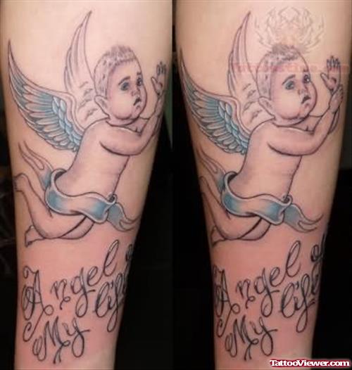 Angel Of My Life - Cherub Tattoo