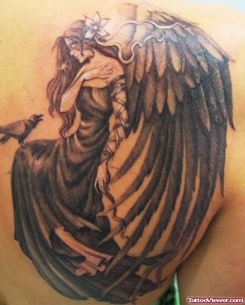 Big Angel wing Tattoo