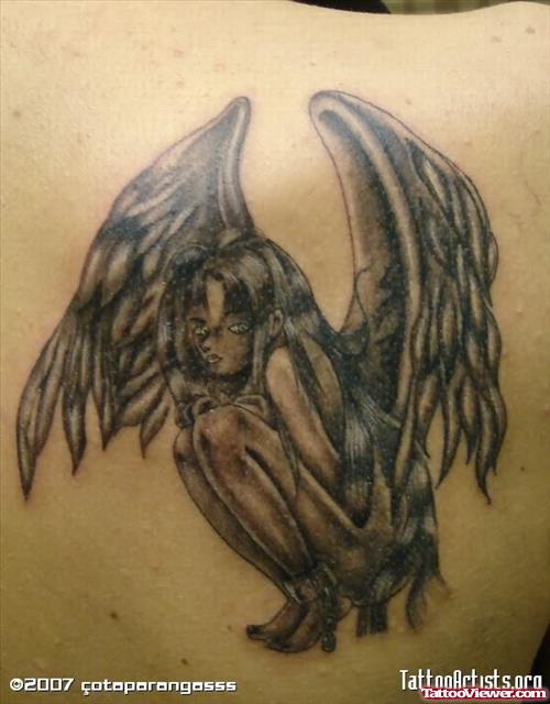 Angel Tattoo For Girls