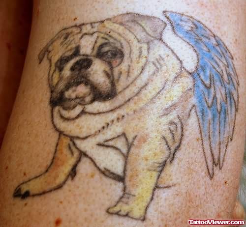 Dog Angel Tattoo