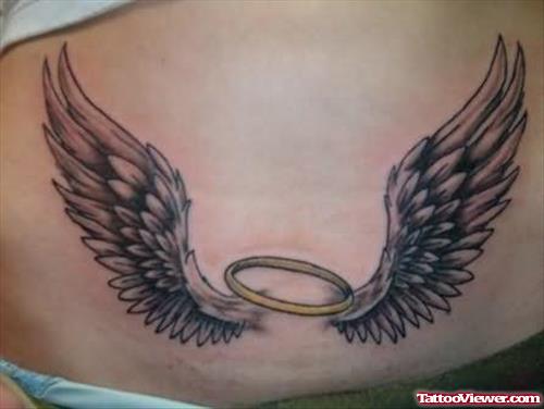 Wings Tattoo For Back