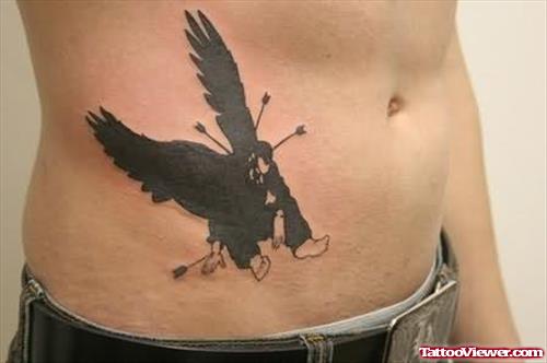 Angel Tattoo Design On Front