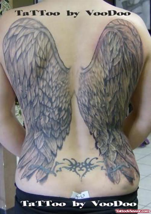 Big Angel Wings On Back