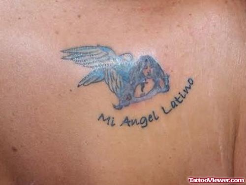 My Angel Tattoo On Back