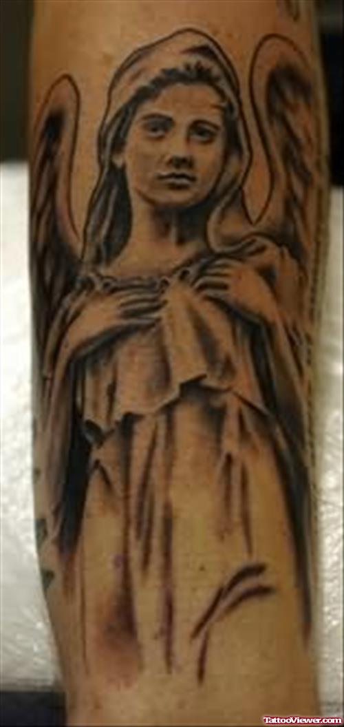 Angel Tattoo Design On Arm