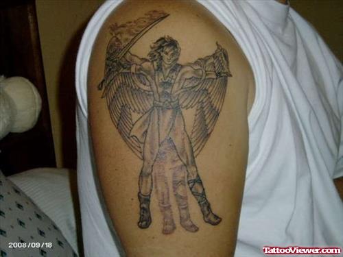 Arch Angel Uriel Tattoo