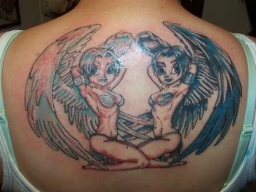 Two Cute Angels вЂ“ Tattoo Picture