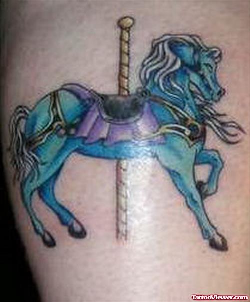 Animated Horse Tattoo