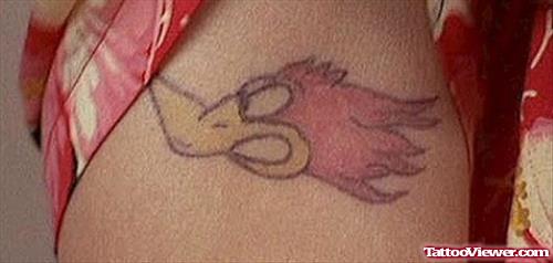 Woody Woodpecker Animated Tattoo