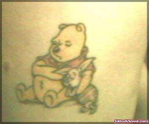 Pooh Bear And Pig Animated Tattoos