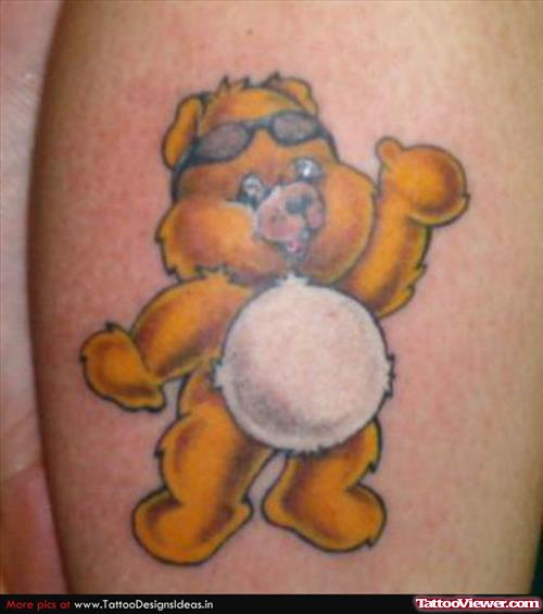 Animated Bear Tattoo