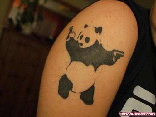 Animated Panda Bear Tattoo