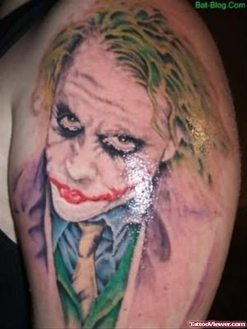 Brads Joker Tattoo