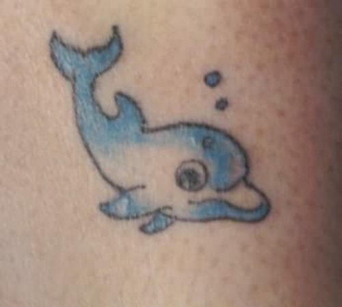 Cute Fish Animation Tattoo