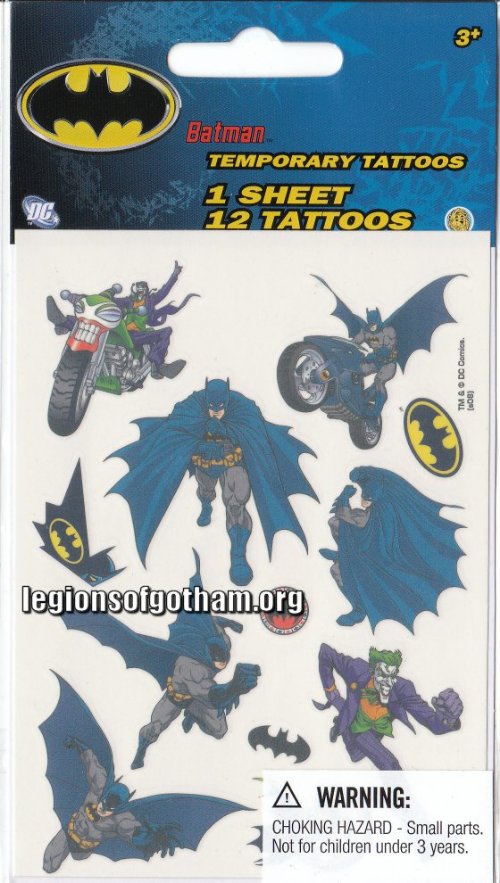 Animated Batman Tattoo Design