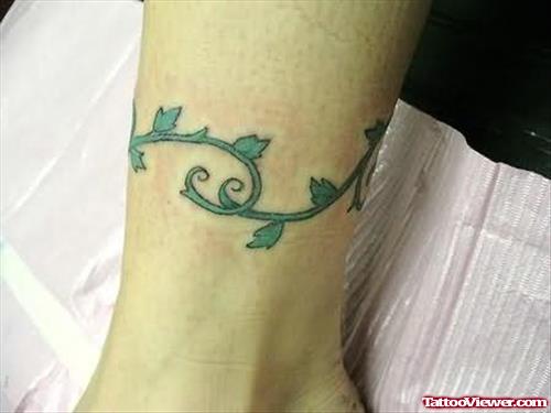 Vine Tattoos On Ankle