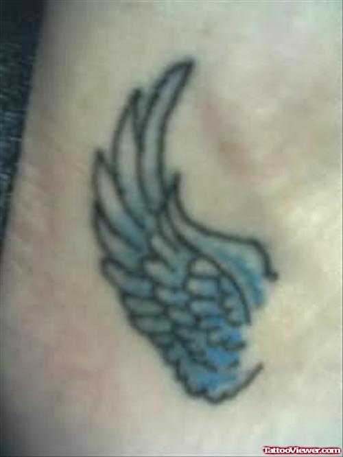 Wing Tattoo On Ankle